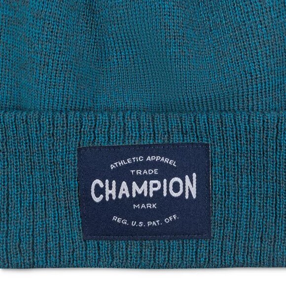 Champion Men's Roxbury Cuffed Turquoise Beanie - Picture 2 of 4